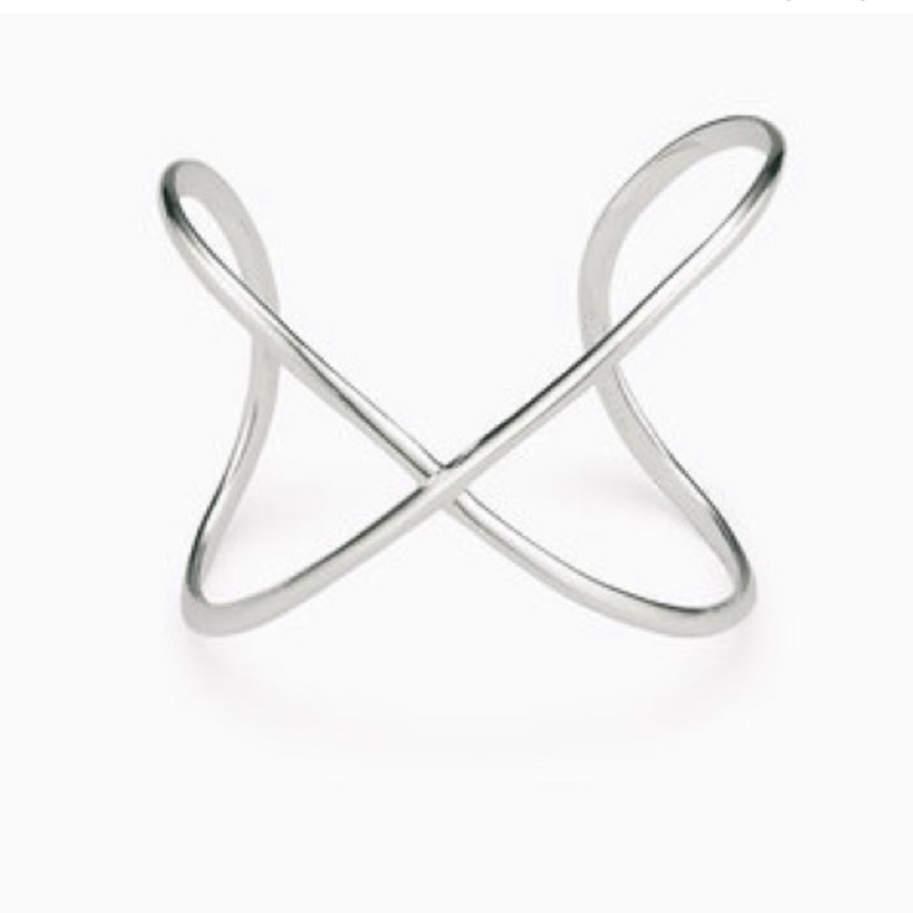 Stella & Dot Sculpted X Cuff
